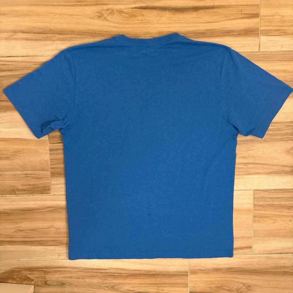 Carhartt Mens Loose Fit K87 Pocket T-Shirt Blue Heather Large Short Sleeve Tee - Picture 3 of 6